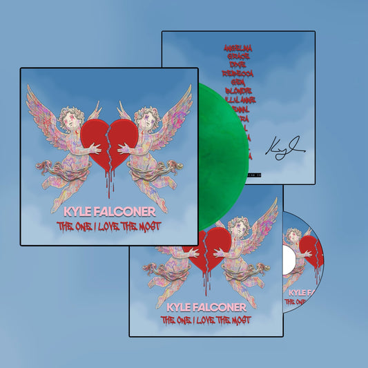 Kyle Falconer - The One I Love The Most Signed Transparent Green Vinyl & CD BUNDLE - Limited Edition PRE ORDER